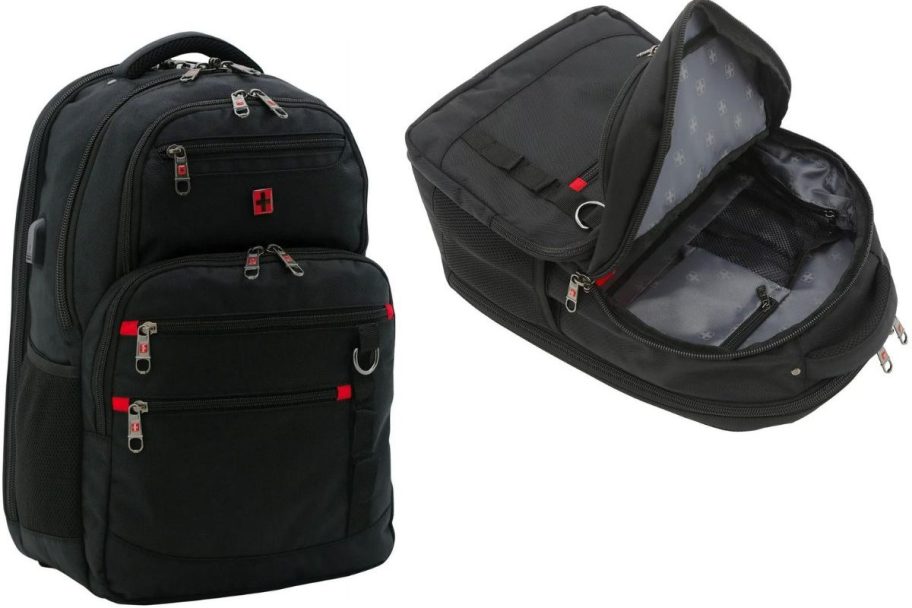 stock images of a Swiss Tech Navigator Backpack