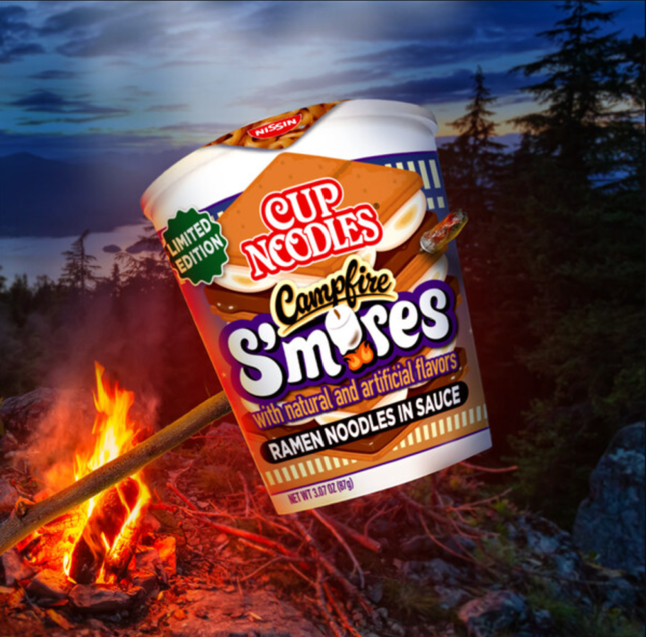 Nissin Cup Noodles Campfire S’mores – Would You Try?