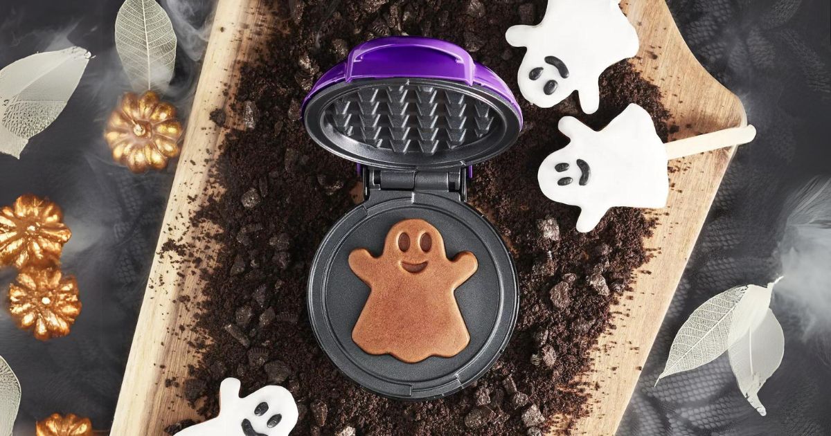 Dash Mini Waffle Makers from 6.99 on (Reg. 20) Pumpkin
