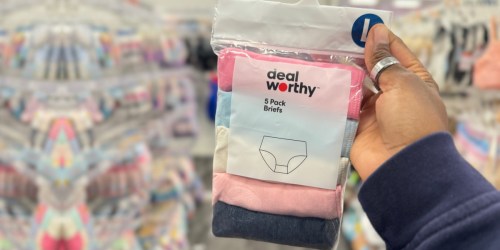 Dealworthy Underwear & Sock Multipacks ONLY $5 at Target