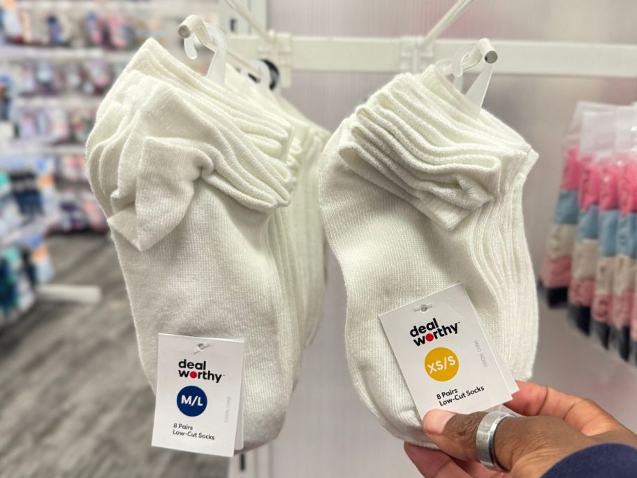 Packs of Dealworthy Kids Socks at Target