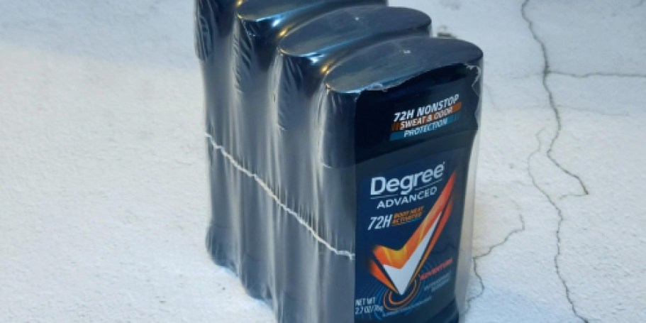 Degree Men’s Deodorant 4-Pack Just $8.82 Shipped on Amazon (Reg. $20)