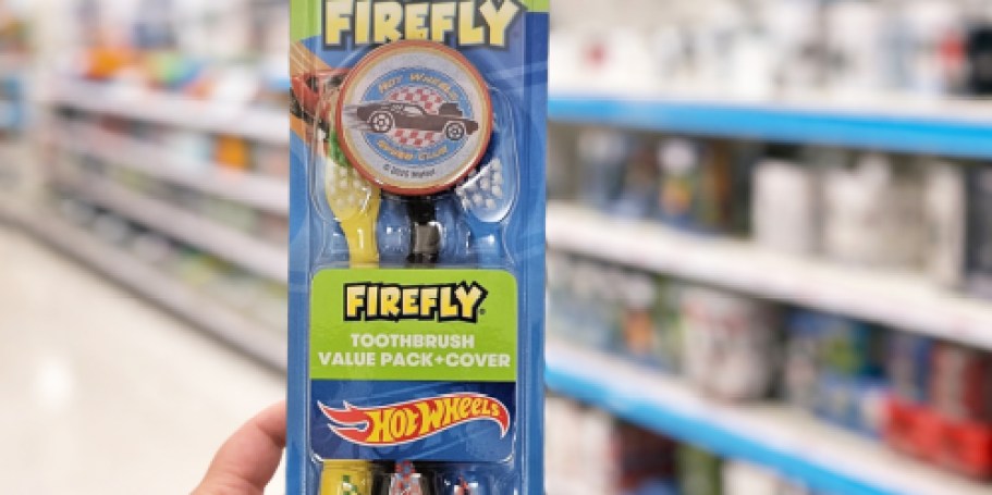 Firefly Hot Wheels Toothbrush 3-Pack Just $3 Shipped on Amazon