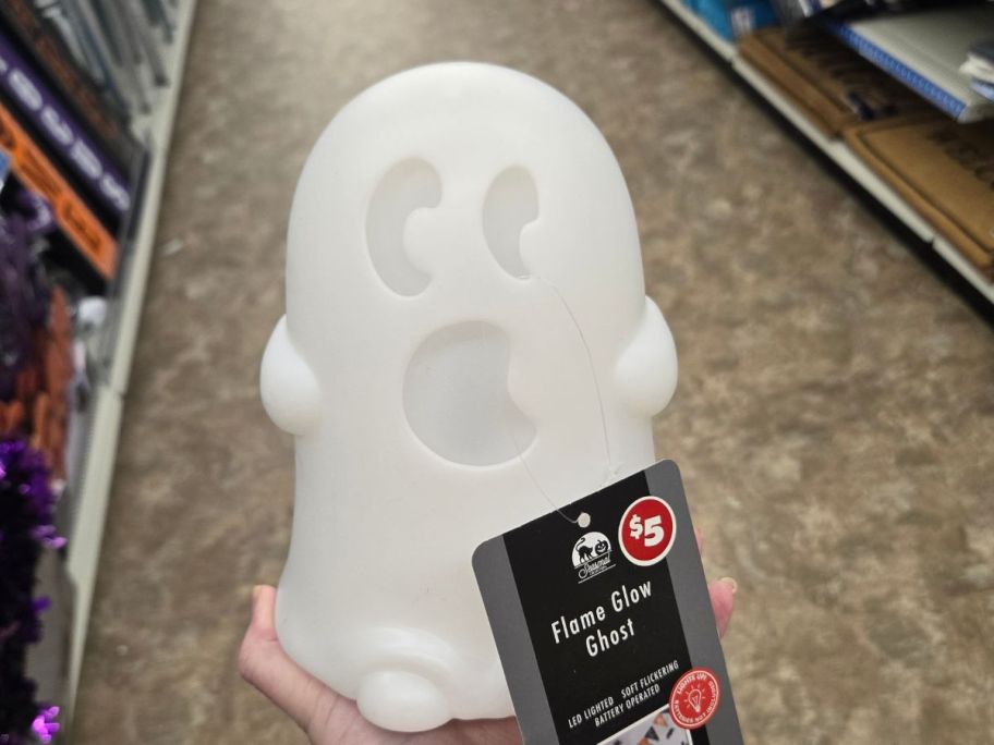 Flame Glow Ghost At Dollar Tree