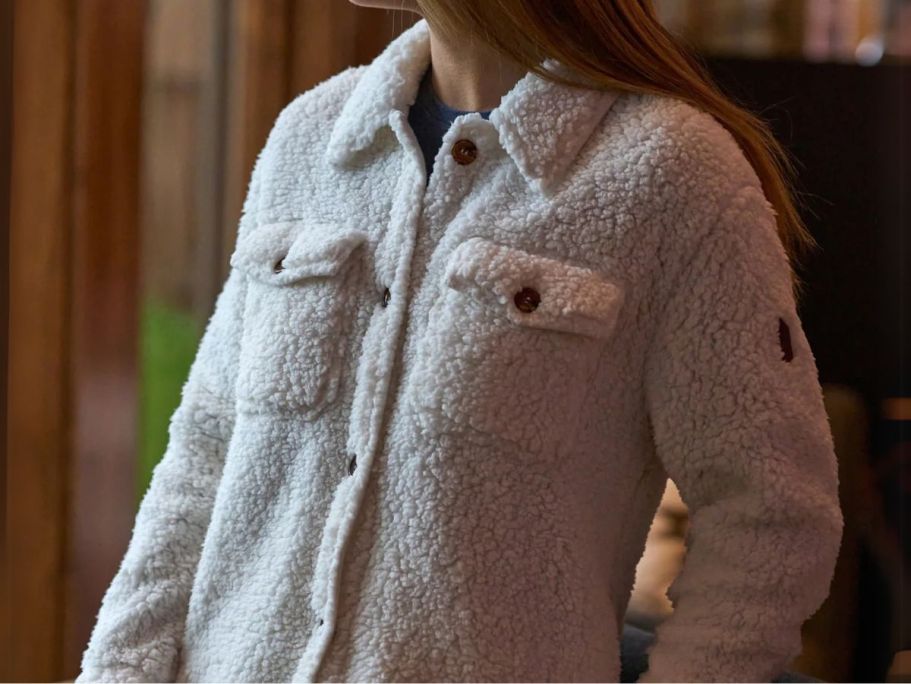 55% Off Free Country Clothing + Free Shipping | Sherpa Jacket Only $32 Shipped (Reg. $75)