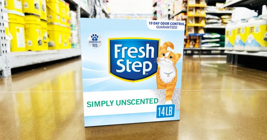 Fresh Step Cat Litter 14lb Box Only $6.83 Shipped on Amazon (Reg. $11)