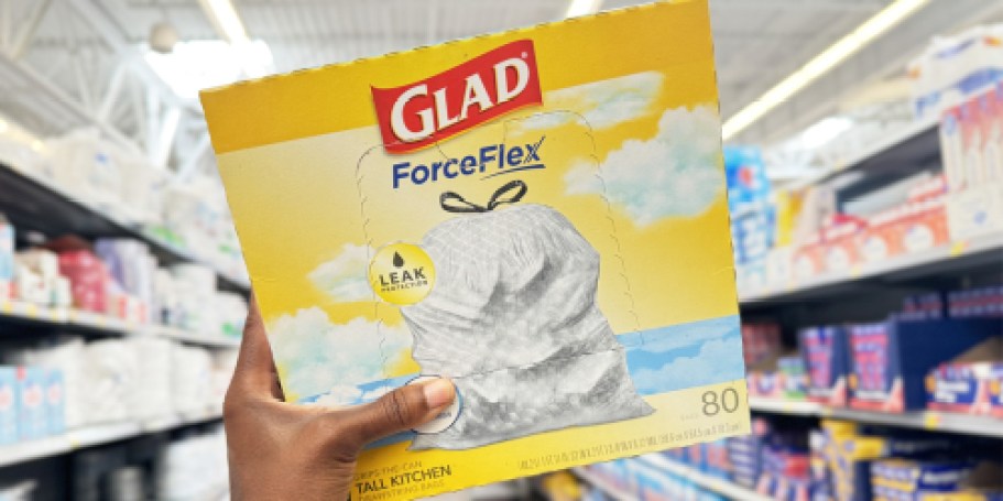 Glad ForceFlex Trash Bags 80-Count Box Only $12.59 on Walmart.com