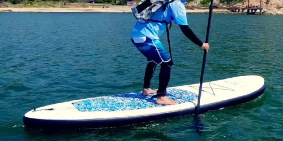 *HOT* Inflatable Paddle Board & Accessories Just $49 Shipped on Amazon – Will Sell Out!