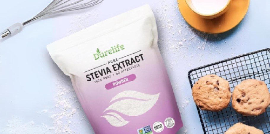 Durelife Pure Stevia Extract Powder Just $19.99 on Amazon – Over 5,000 Servings