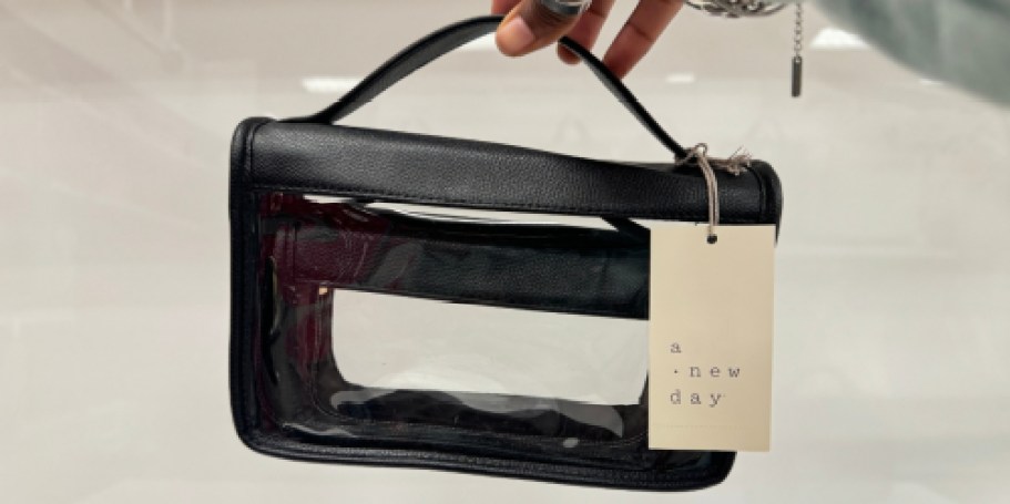 Clear Travel Pouch Set with Handles Just $15 at Target | Perfect for Concerts & Travel!