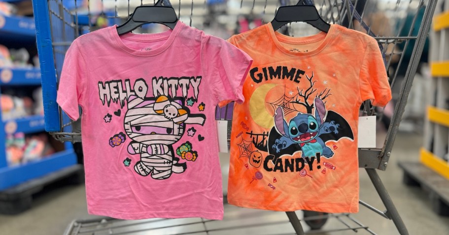 Walmart Kids Halloween Clothes from $4.98 | Disney, Hello Kitty, Nightmare Before Christmas & More