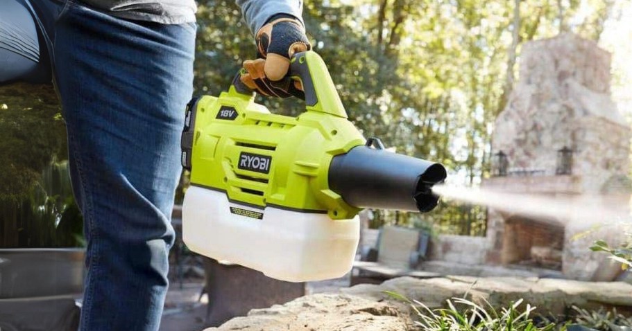 Up to 90% Off Ryobi Tools | Cordless Fogger/Mister $9.99 Shipped for Amazon Prime Members!