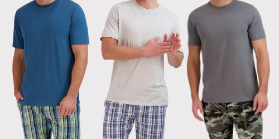 Hanes Men’s Pajama Sets from $10.98 on Walmart.com (Reg. $25+)