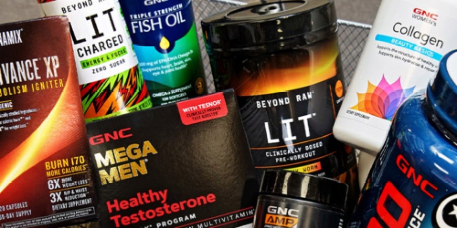 Up to 80% Off GNC Sale | Vitamins, Supplements & More Just $2.54