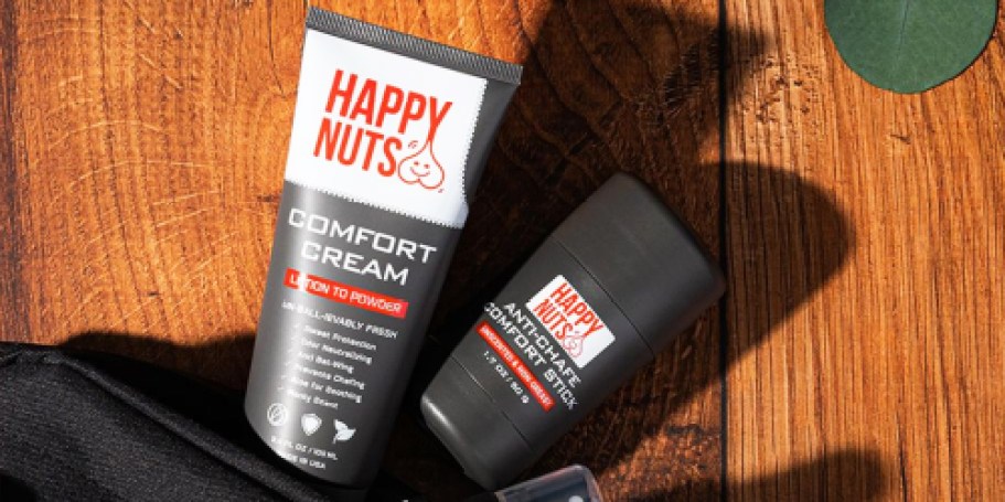 Happy Nuts Men’s Anti-Chafing Products Only $12 Shipped for Amazon Prime Members