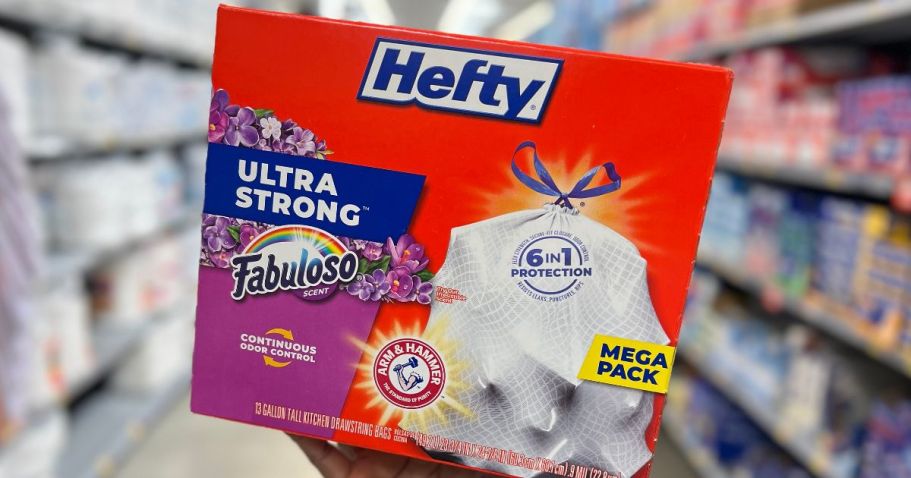 Hefty Ultra Strong 13-Gallon Trash Bags 110-Count Box Just $13 Shipped on Amazon (Reg. $23)