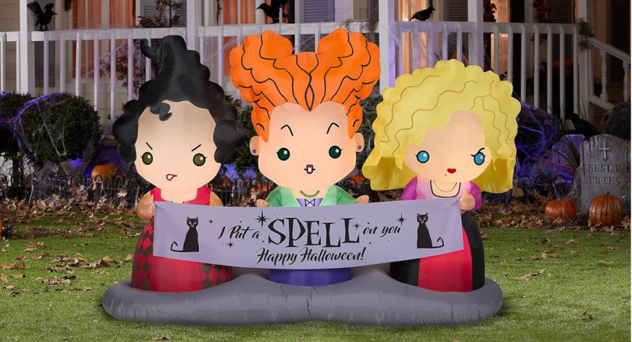 Up to 65% Off Wayfair Halloween Inflatables + Free Shipping | Hocus Pocus, Haunted Mansion & More