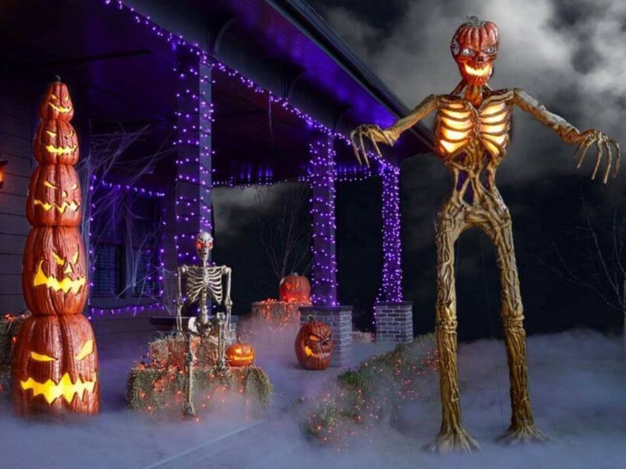 Home Depot Pumpkin Inferno Giant Skeleton Decoration