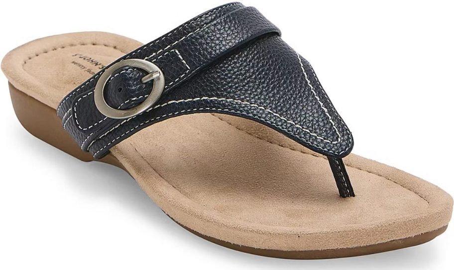 St. John's Bay Women's Zan T-Strap Flat Sandals