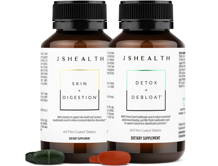 two bottles of JSHealth supplements