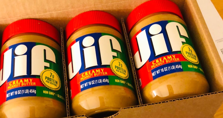 FOUR Jif Peanut Butter 40oz Jars Only $16.72 Shipped on Amazon (Just $4.18 Each)