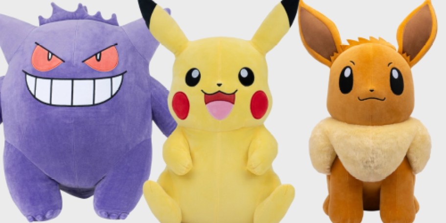 Jumbo Pokémon Plushes Just $25 on Walmart.com (Regularly $50)