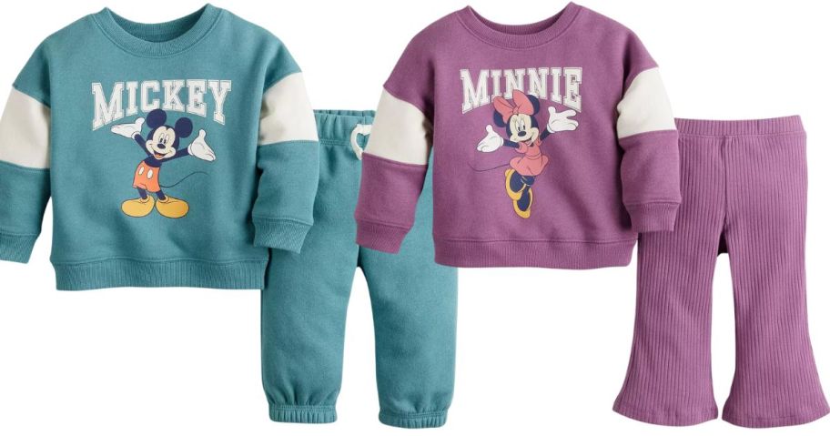 Jumping Beans Mickey and Minnie Sweatsuits