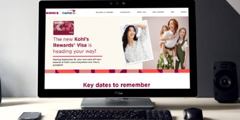 NEW Kohl’s Rewards Visa Will Replace Your Kohl’s Credit Card (Here’s What to Know!)