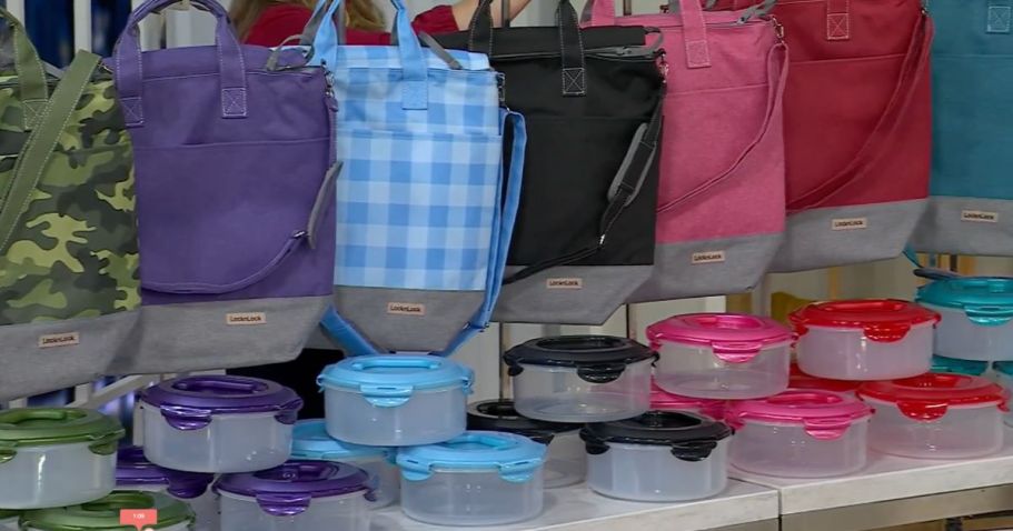 Lock n Lock Insulated Tote w/ 3-Piece Storage Set Just $27.99 (Reg. $41) | Tons of Colors!