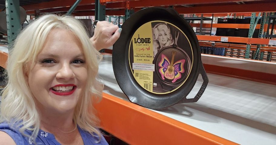 12 New at Costco Finds: Dolly Parton Iron Skillet, Nike Hoodies, Orange Dreamsicle Cheesecake & More