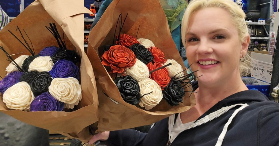 Lowe’s Fall & Halloween Paper Flower Bouquets Only $19.98 Shipped
