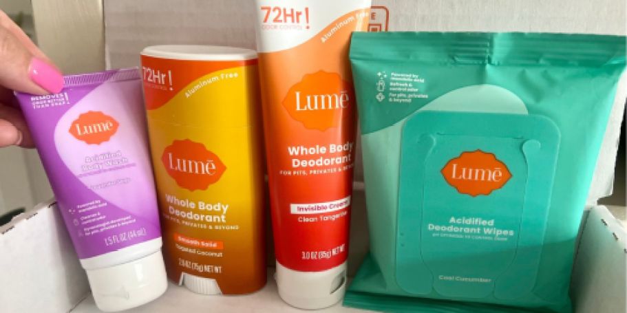 Lume 5-Piece Starter Set JUST $29.59 Shipped for Amazon Prime Members (Includes Team Fave Deodorant)