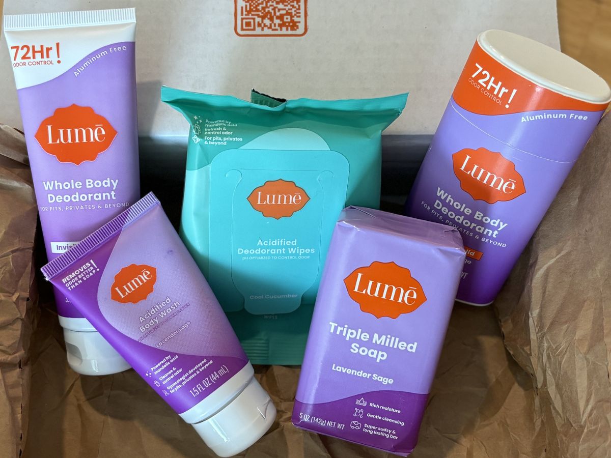Lume 5-Piece Starter Set JUST $29.59 Shipped for Prime Members (Includes Team Fave Deodorant)
