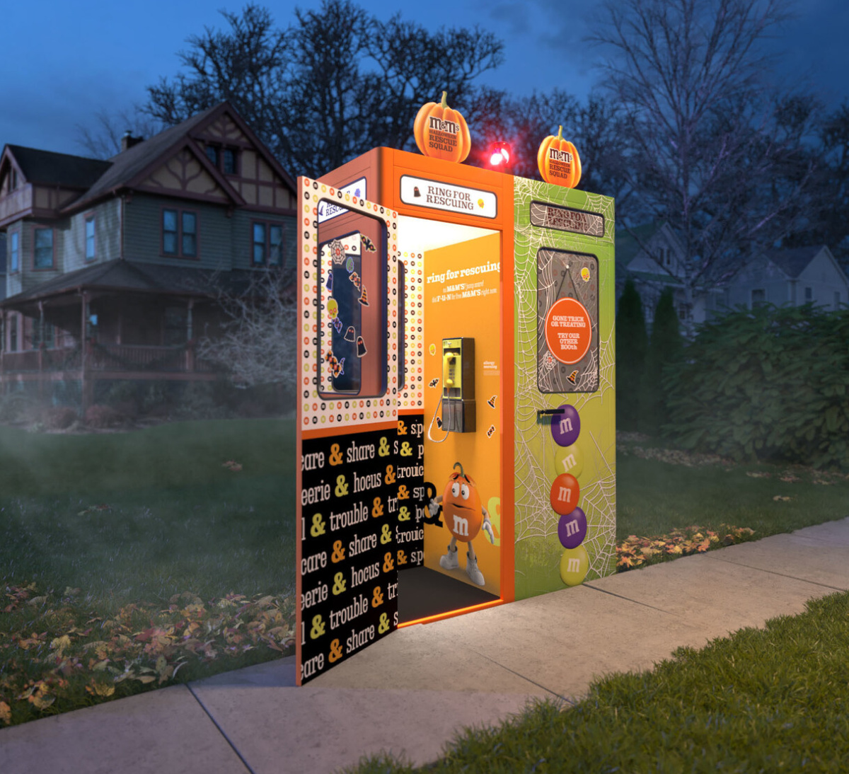 M&M Halloween Rescue Squad Returns with NEW Rescue BOOths (+ New Mars Halloween Candy!)