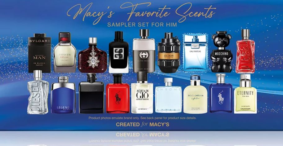 Macy's Favorite Scents for Him