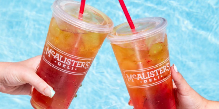 Score 4 FREE McAlister’s Deli Teas on July 16th