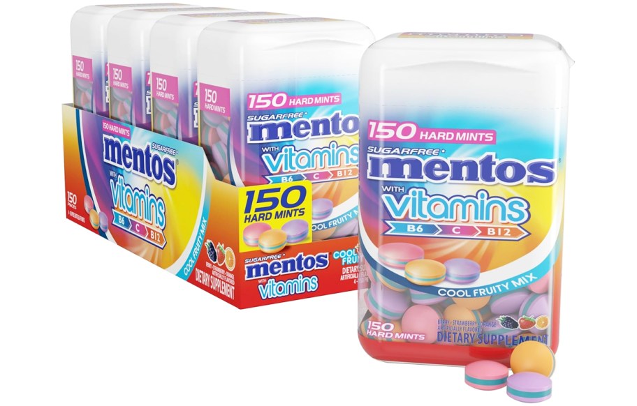4-pack of Mentos Vitamins Mints