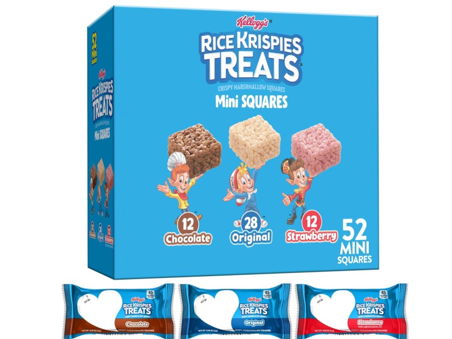 Mini Rice Krispies treats 52 count
