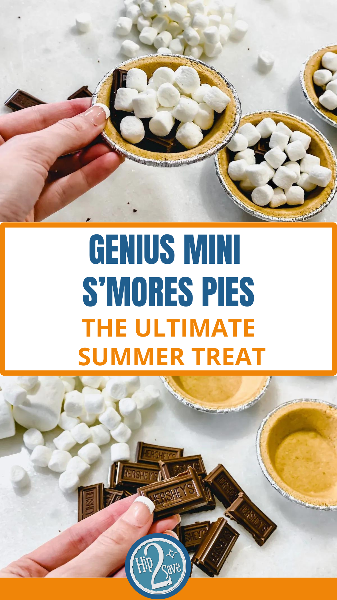 Easy Mini S'mores Pie — Viral Recipe Hack | Hip2Save