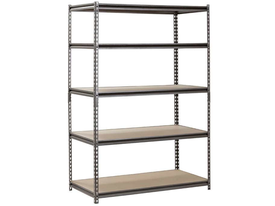 Muscle Rack Silver Vein 5-Shelf Steel Shelves