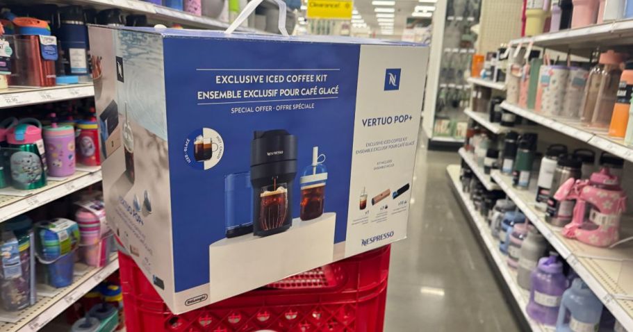 Nespresso Vertuo Pop+ Coffee Maker, Pods, & Tumbler ONLY $58.65 After Target Gift Card (Reg. $170)