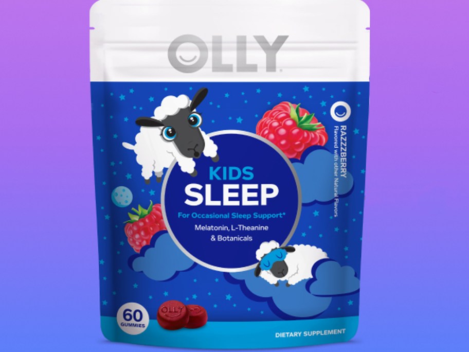 packages of OLLY Kids Sleep Gummies