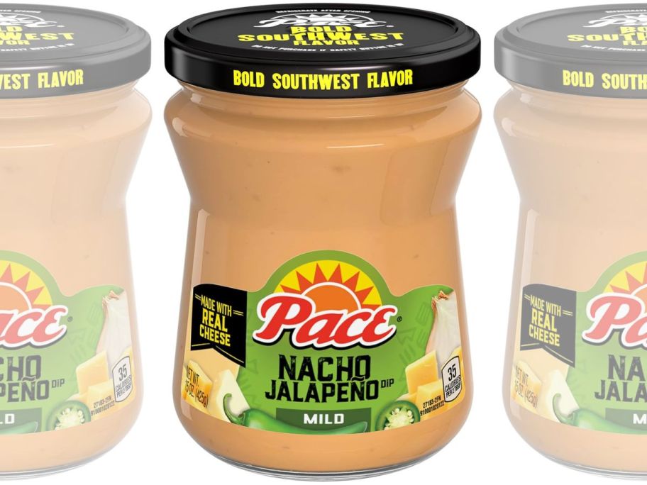 a jar of pace queso