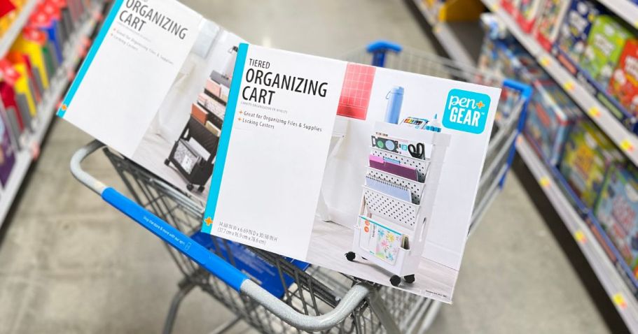 Pen+Gear Moveable Storage Cart Only $19.76 on Walmart.com | Great for Teachers!