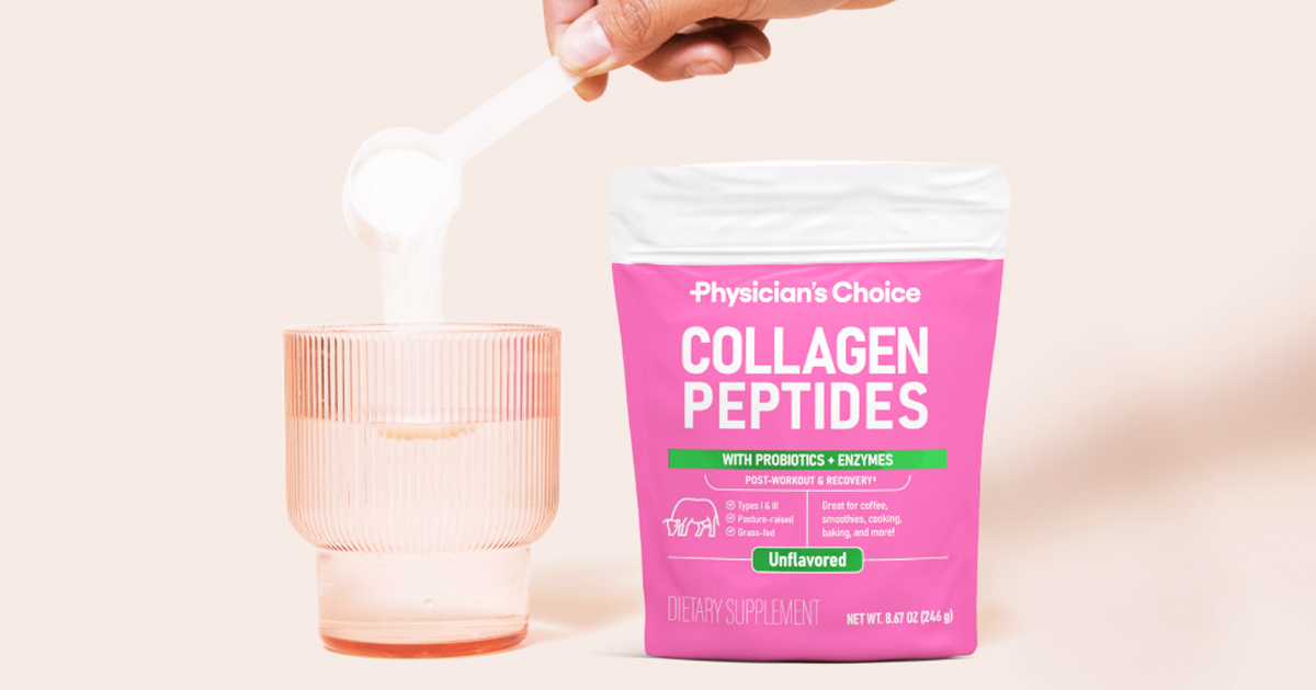 Physician’s Choice Collagen Only $13.98 on Amazon | Supports Healthy Hair, Skin, & Joints