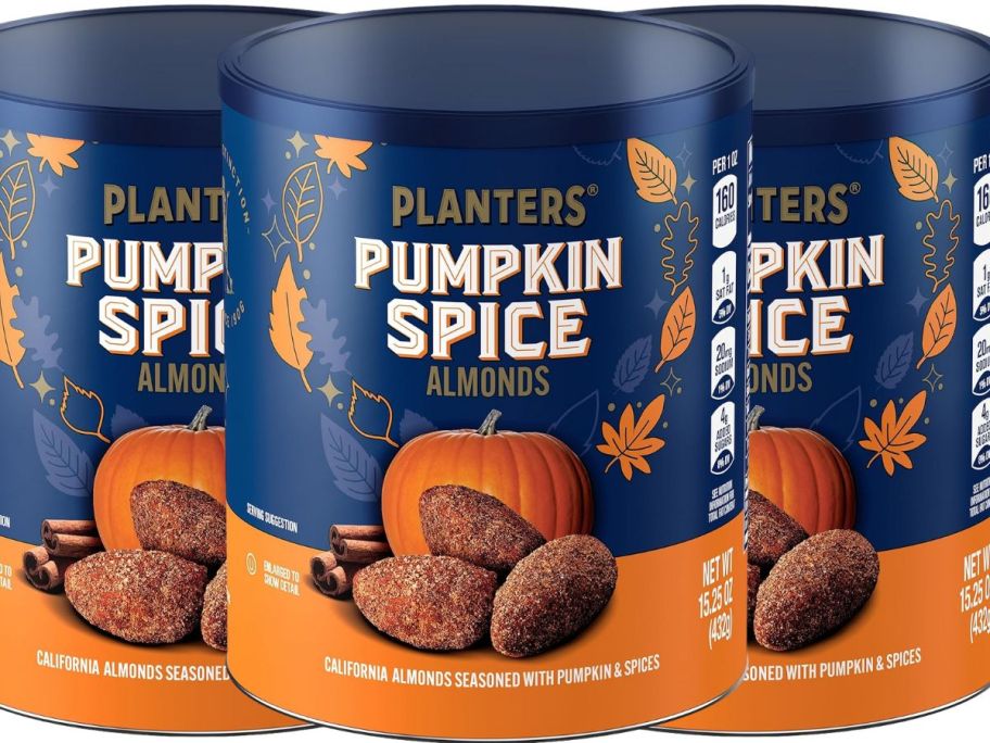 Planters Fall Edition Pumpkin Spice Almond Canister