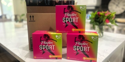 Playtex Sport Tampons 36-Count Box Just $6 Shipped on Amazon (+ $5 Credit Offer)