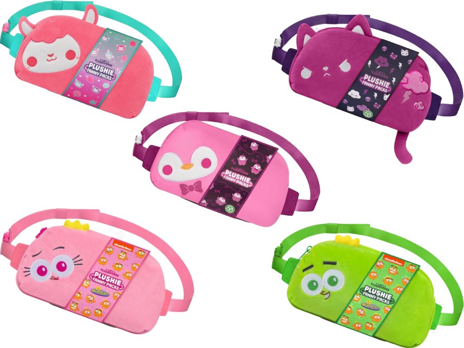 5 TeeTurtle Plushiverse Plushie Fanny Packa
