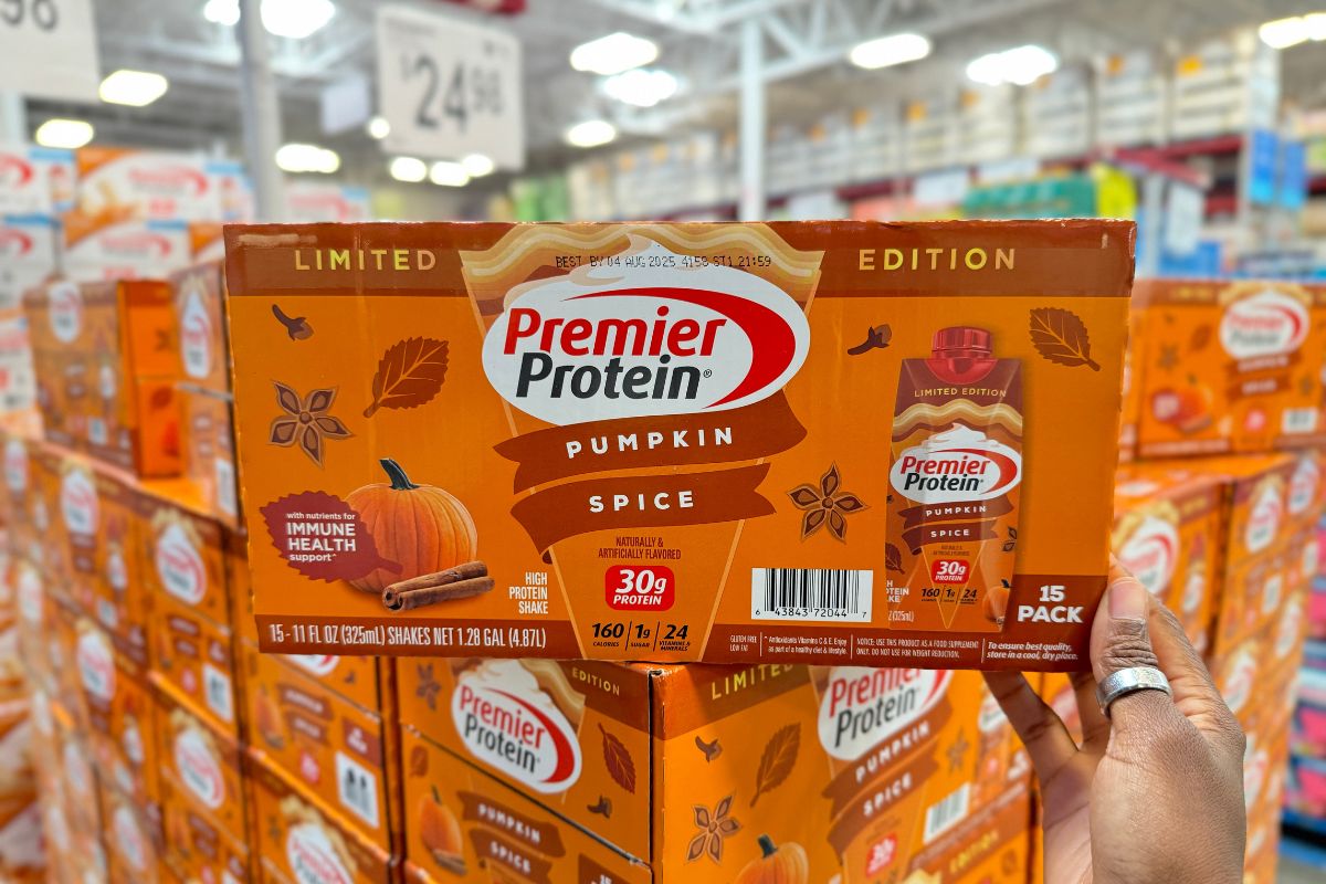 Premier Protein Shake Limited Edition Pumpkin Spice 15-Pack Just $24.98 at Sam’s Club