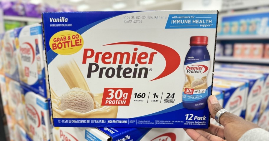 Premier Protein Shakes 11.5oz Bottles 12-Pack in vanilla